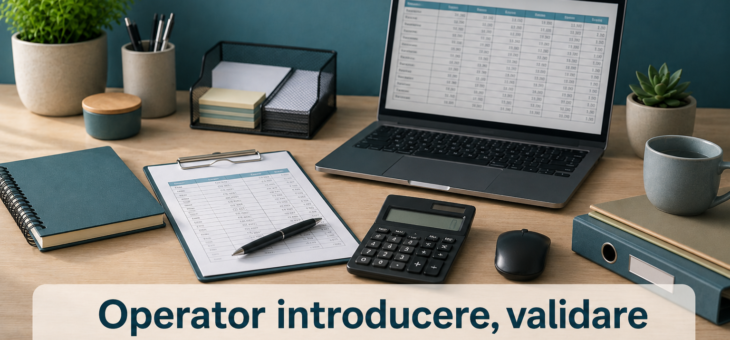 Operator introducere, validare și prelucrare date